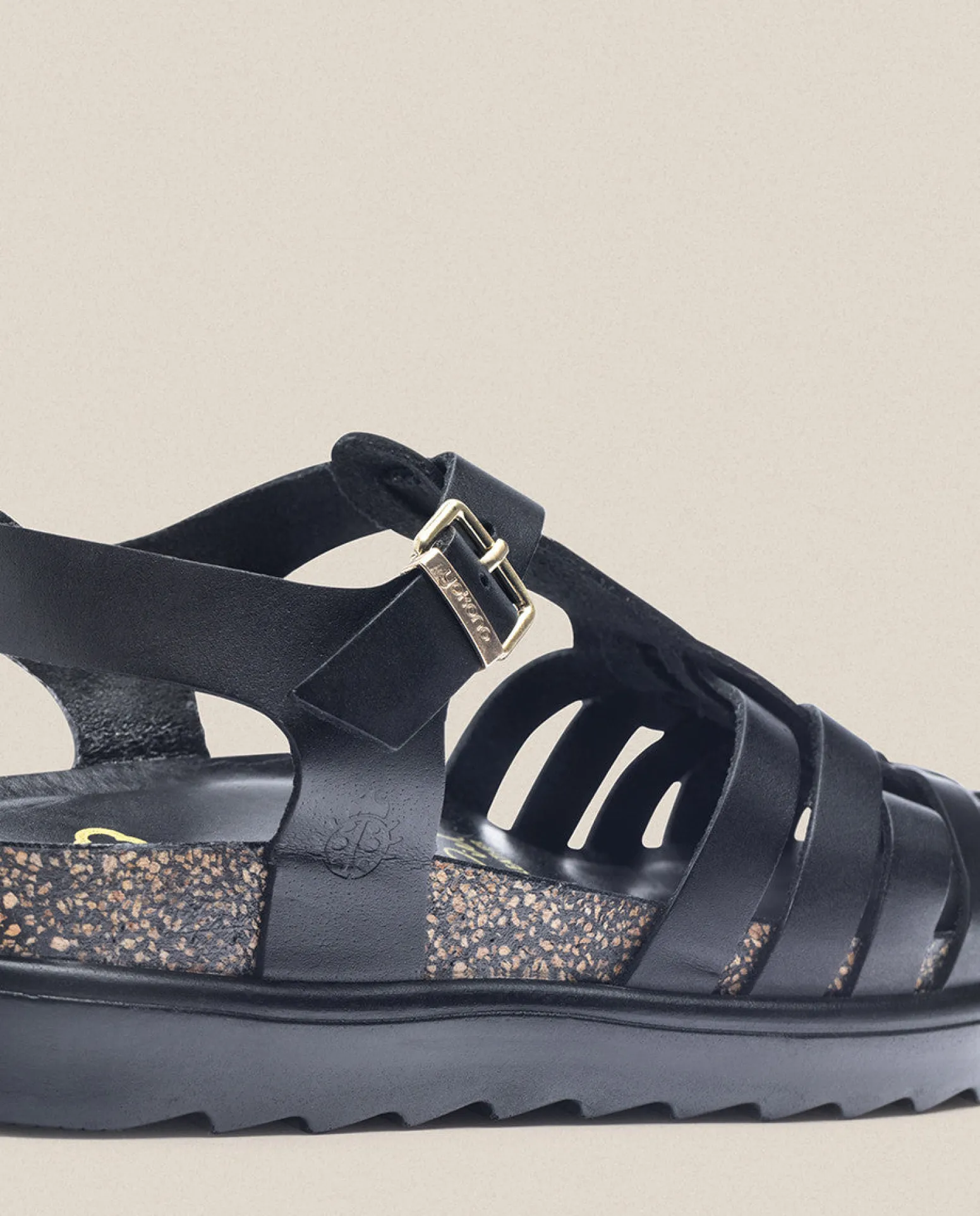 Platform Sandal TUNEZ-017 Black
