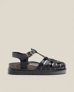 Platform Sandal TUNEZ-017 Black