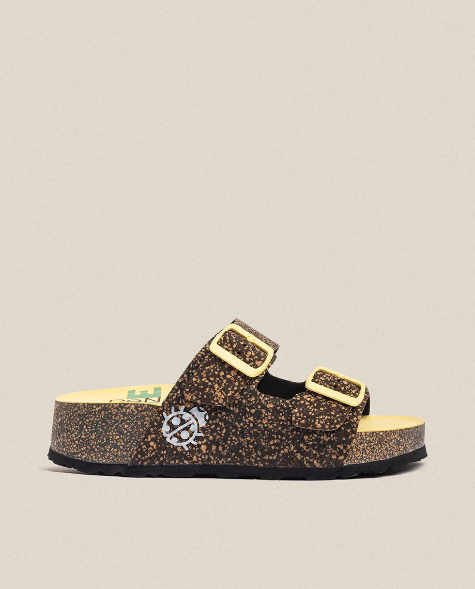 Platform Sandal West 003 Black