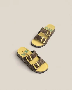 Platform Sandal West 003 Black