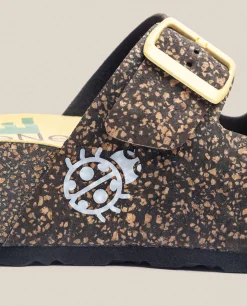 Platform Sandal West 003 Black