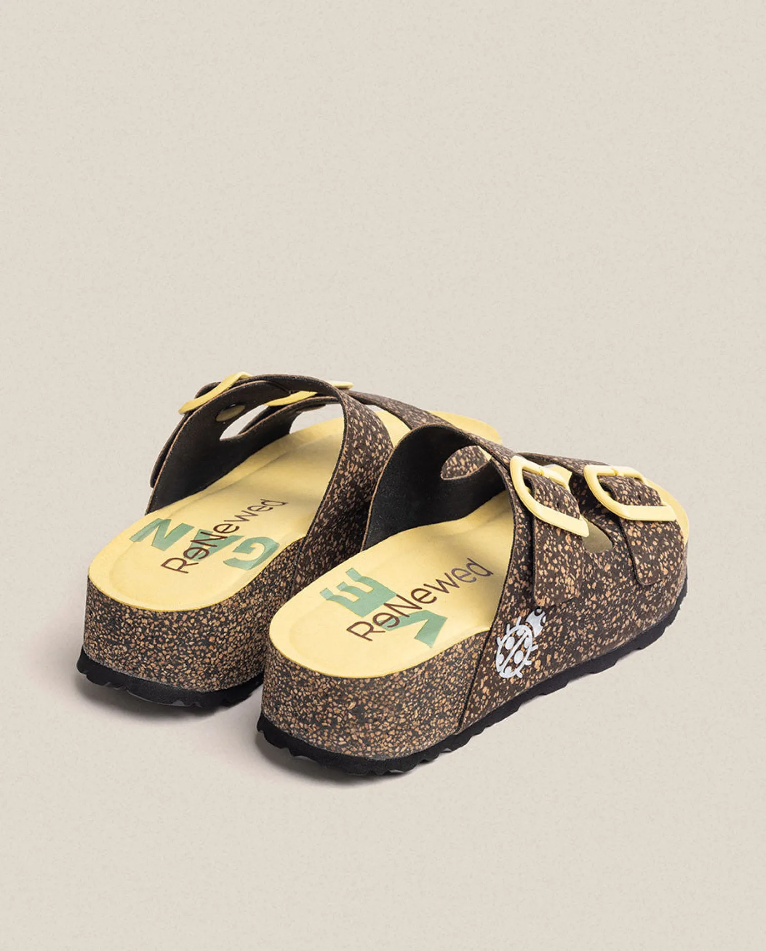 Platform Sandal West 003 Black