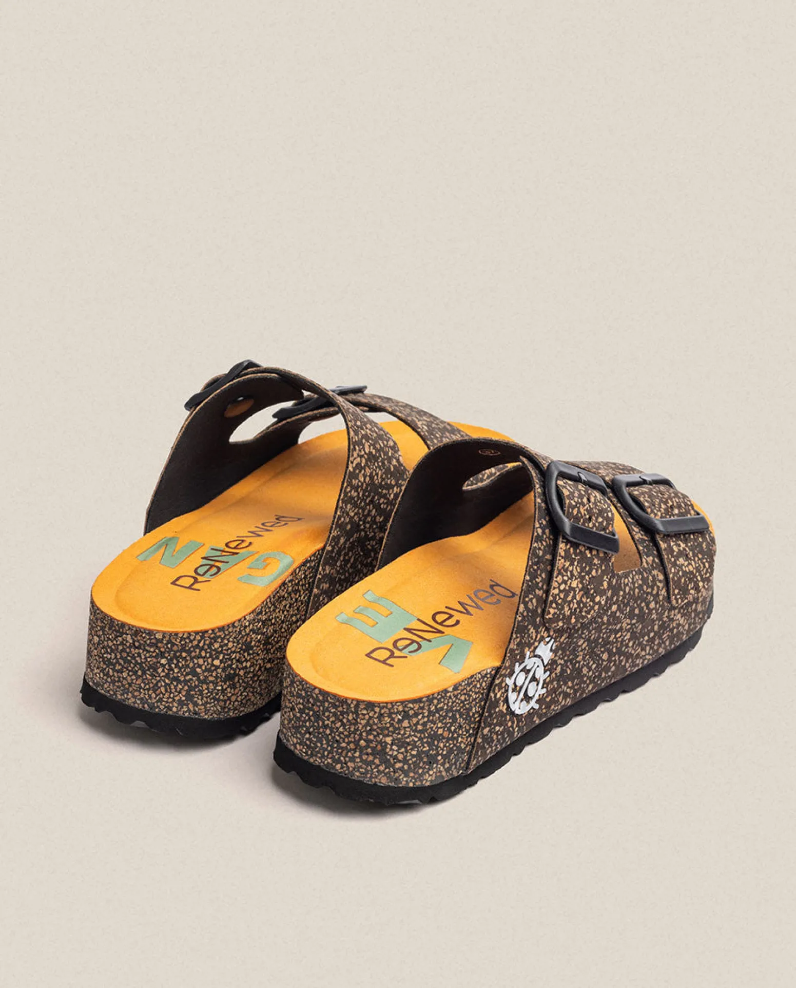 Platform Sandal West 003 Orange