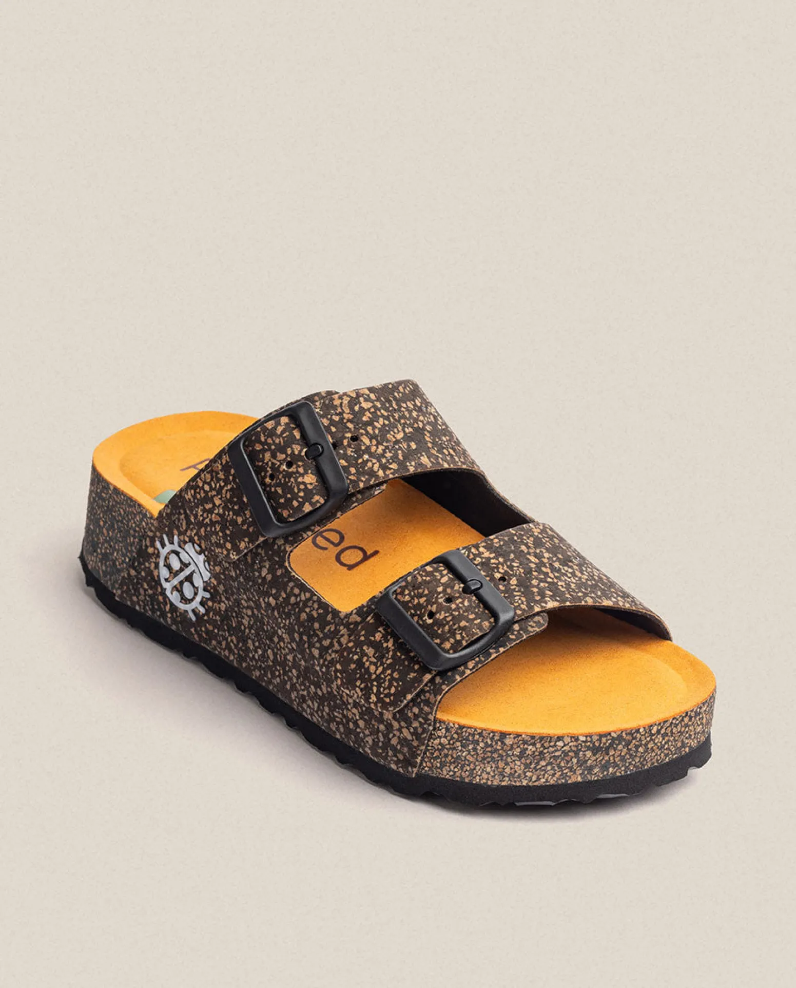 Platform Sandal West 003 Orange