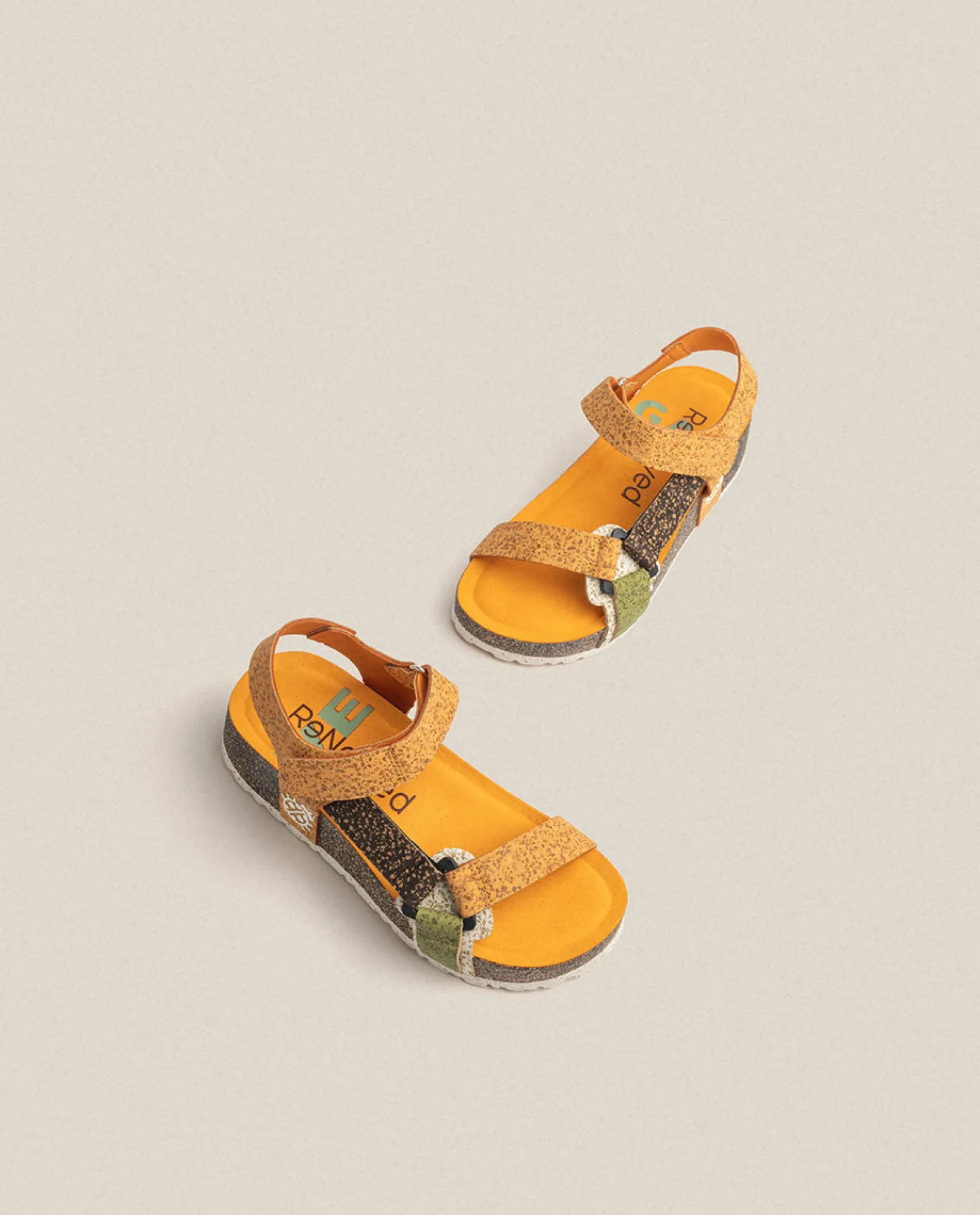 Platform Sandal West 007 Orange