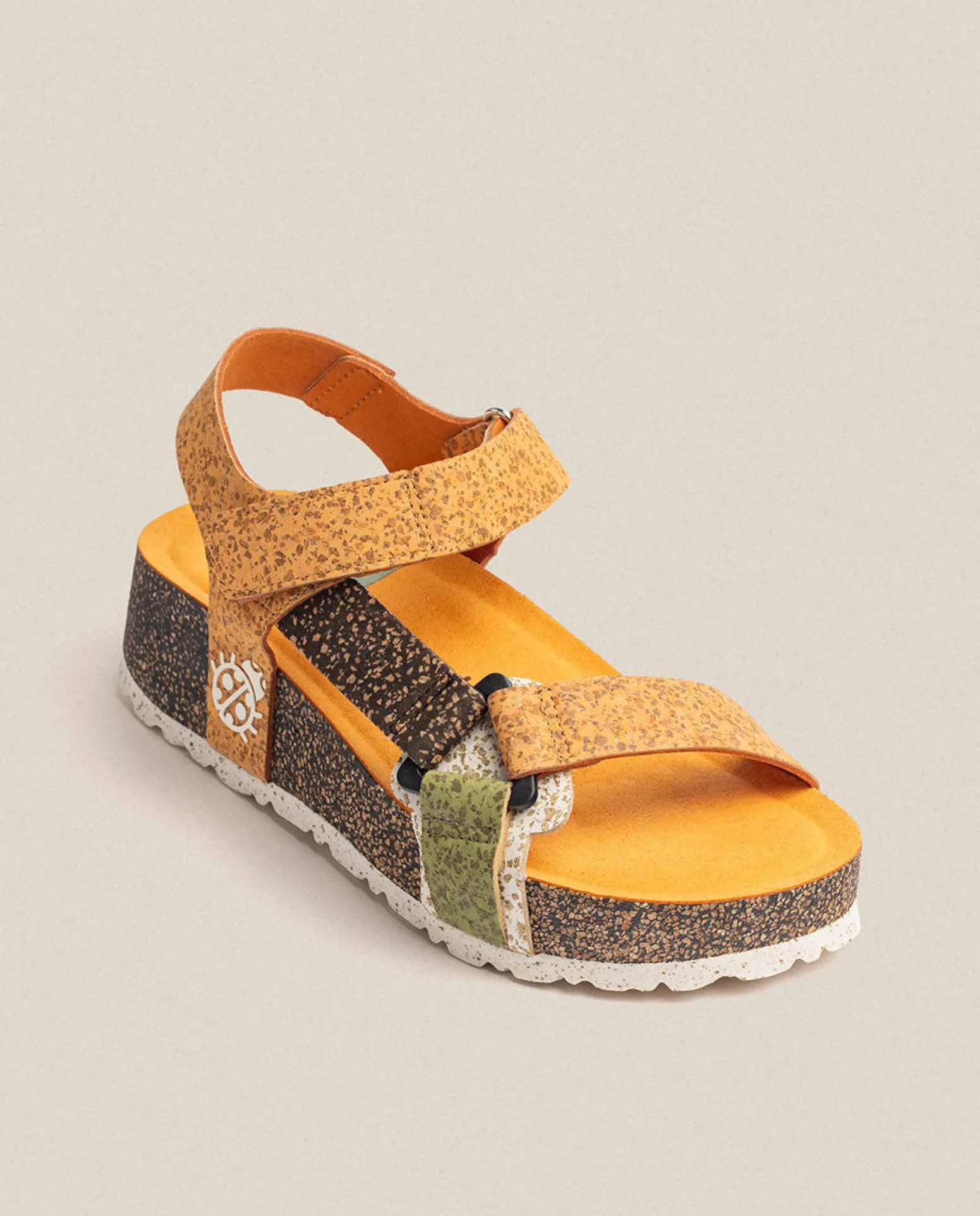 Platform Sandal West 007 Orange
