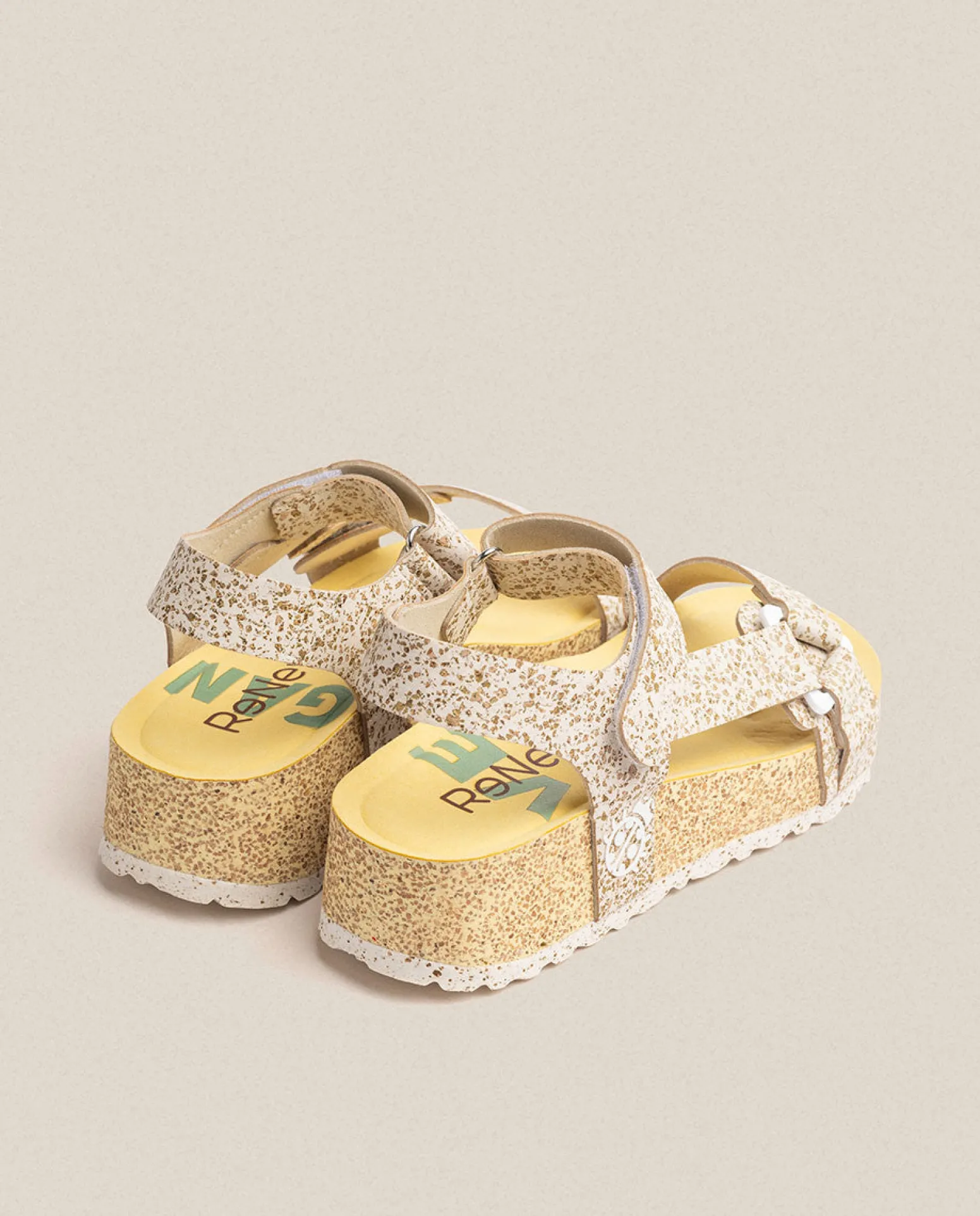 Platform Sandal West 007 White