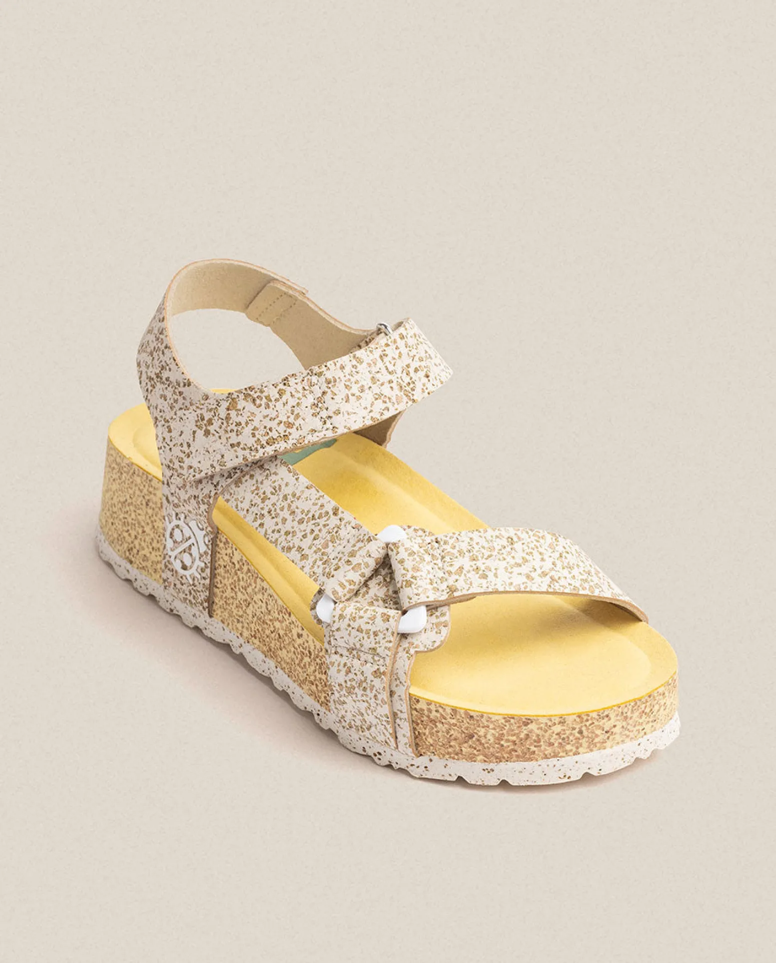 Platform Sandal West 007 White