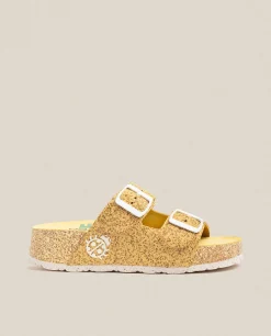 Platform Sandal West 003 Yellow