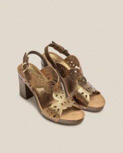 Sandalia De Tacón Ponza 006 Marron