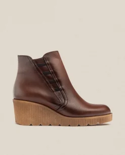 Wedge Ankle Boot MADONA-006 Brown