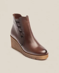 Wedge Ankle Boot MADONA-006 Brown