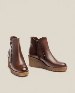 Wedge Ankle Boot MADONA-006 Brown