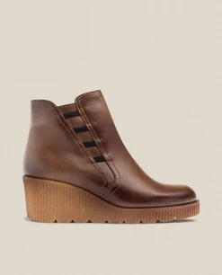 Wedge Ankle Boot MADONA-006 Brown
