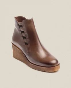 Wedge Ankle Boot MADONA-006 Brown