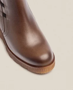 Wedge Ankle Boot MADONA-006 Brown