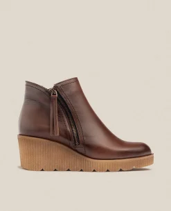 Wedge Ankle Boot MADONA-007 Brown