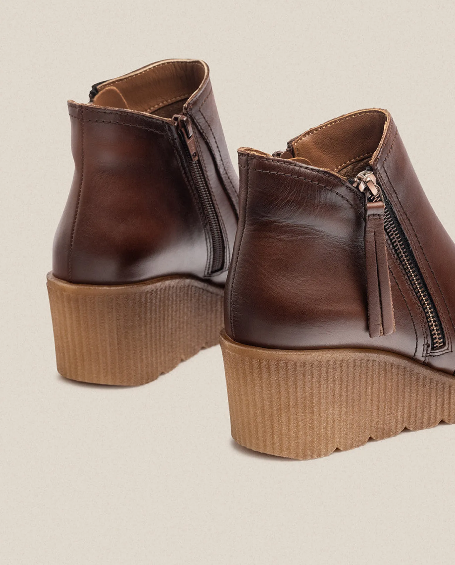 Wedge Ankle Boot MADONA-007 Brown