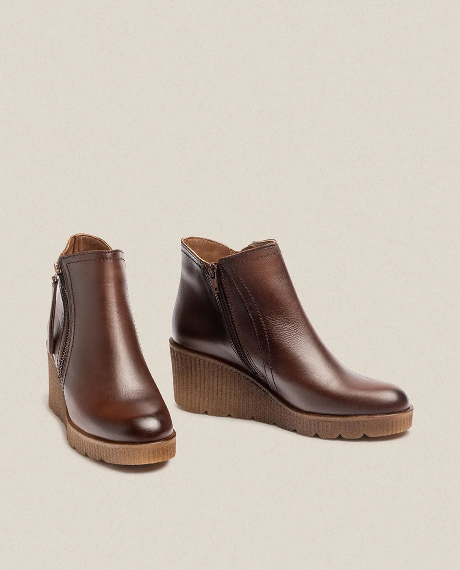Wedge Ankle Boot MADONA-007 Brown