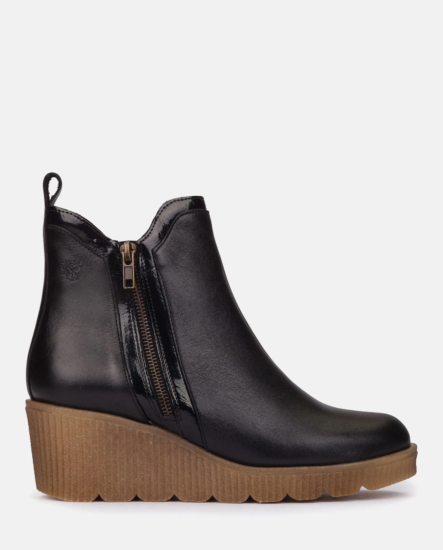 Wedge Booty MADONA-002 Black