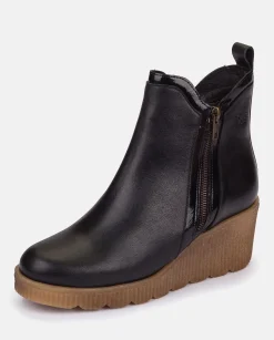 Wedge Booty MADONA-002 Black
