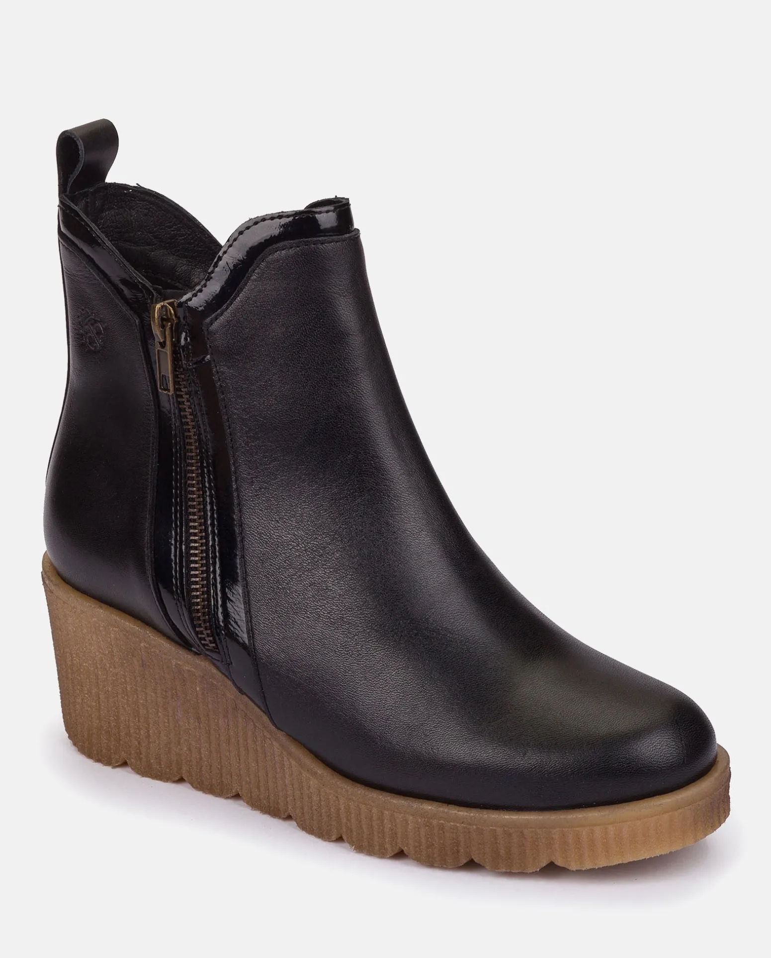 Wedge Booty MADONA-002 Black