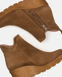 Wedge Booty MADONA-002 Brown