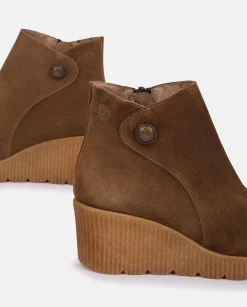 Wedge Booty MADONA-003 Brown