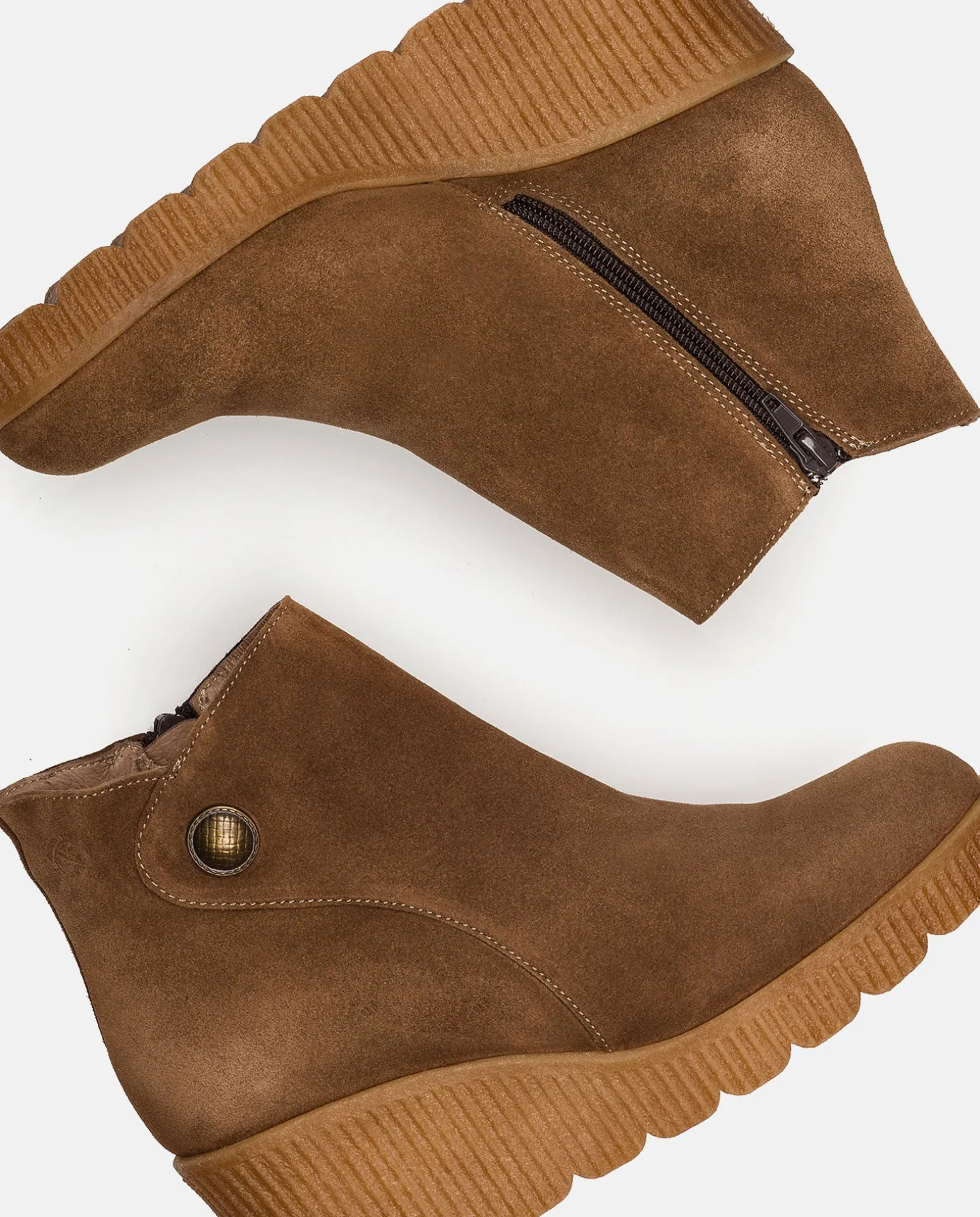 Wedge Booty MADONA-003 Brown