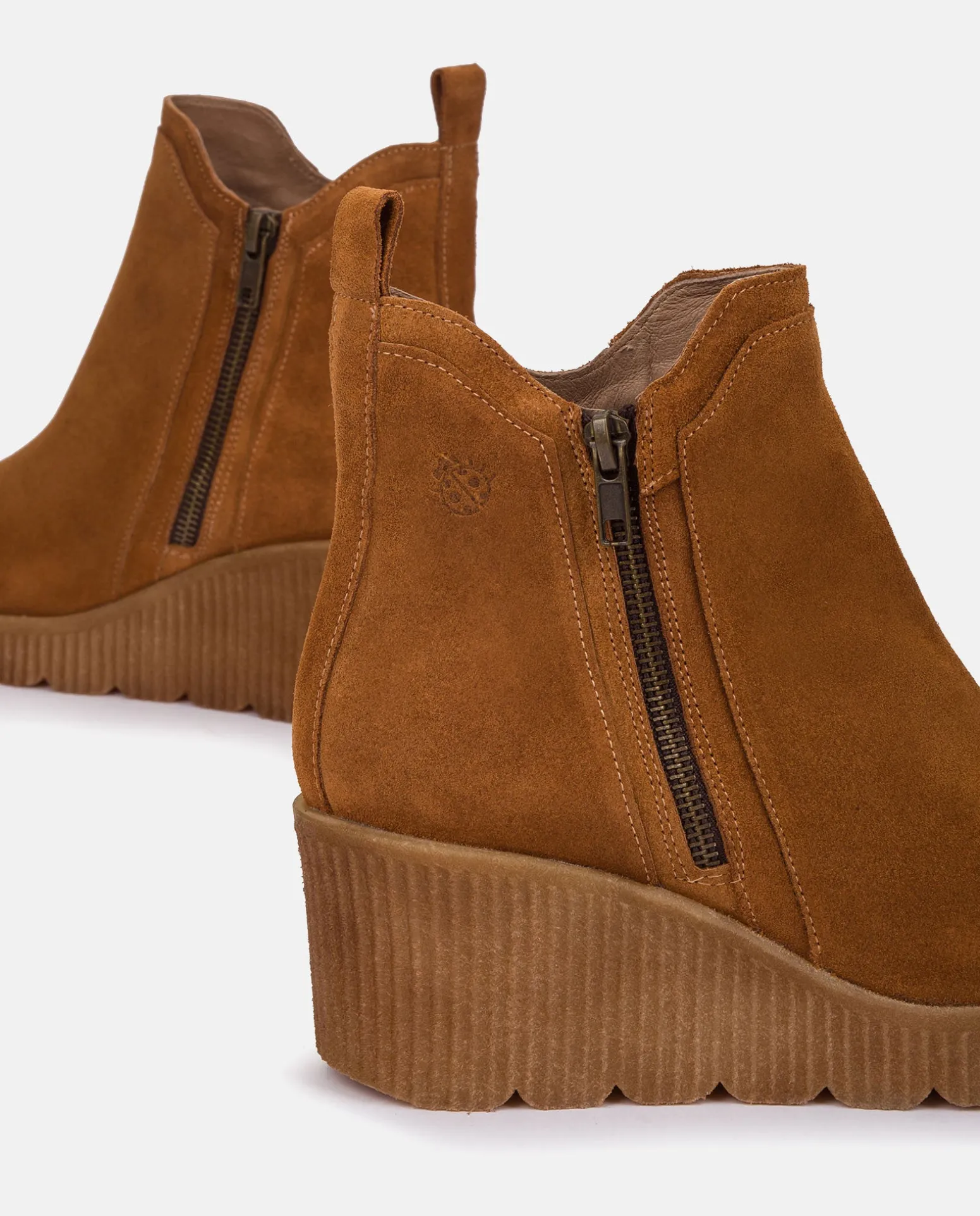 Wedge Booty MADONA-002 Leather