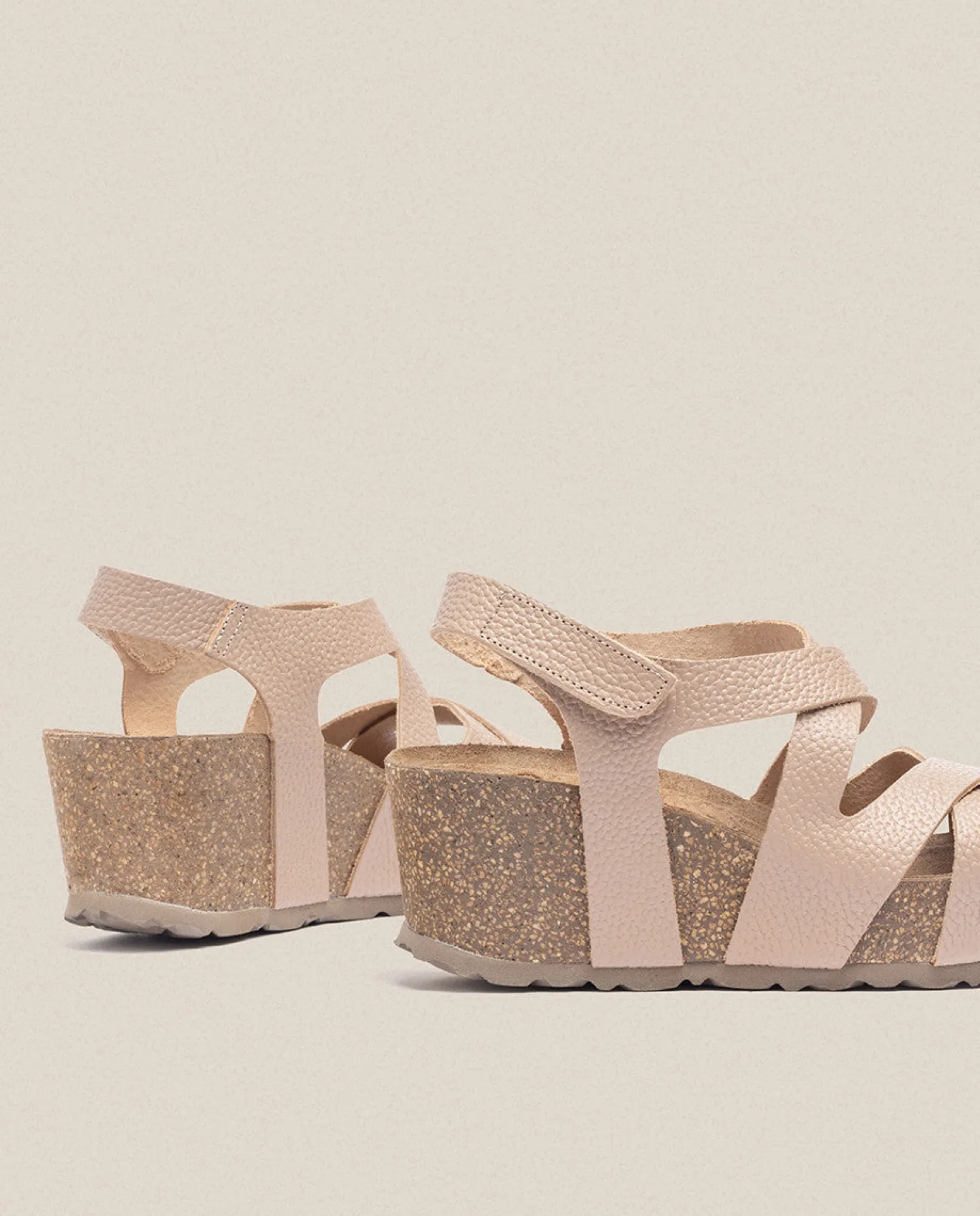 Wedge Sandal BARI-303 Beige