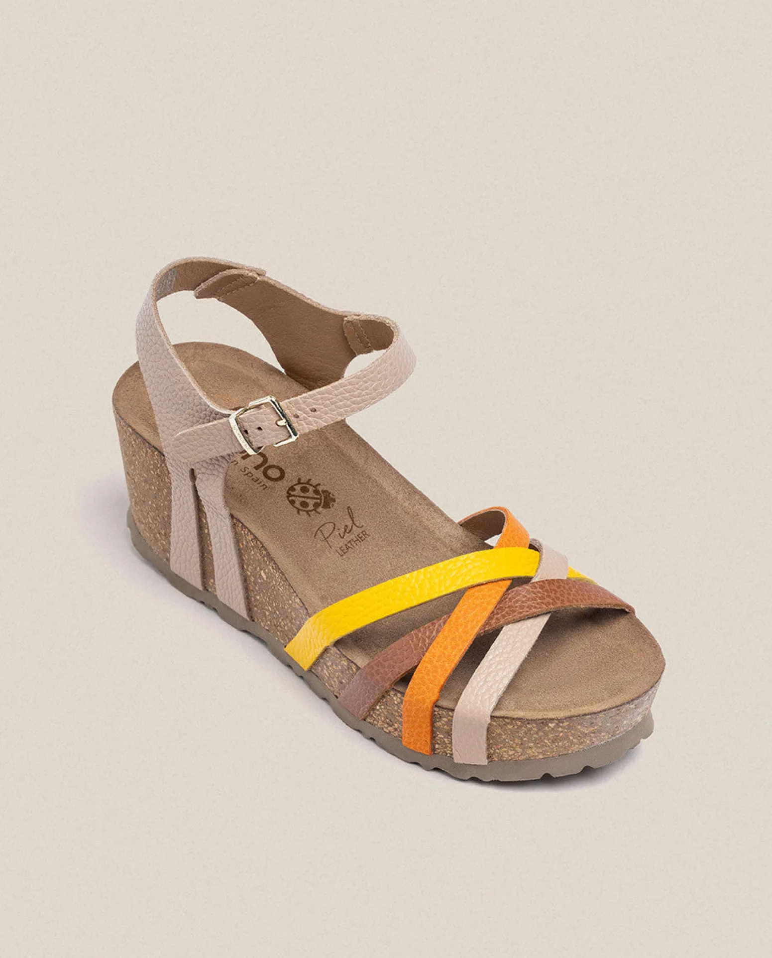 Wedge Sandal BARI-302 Beige