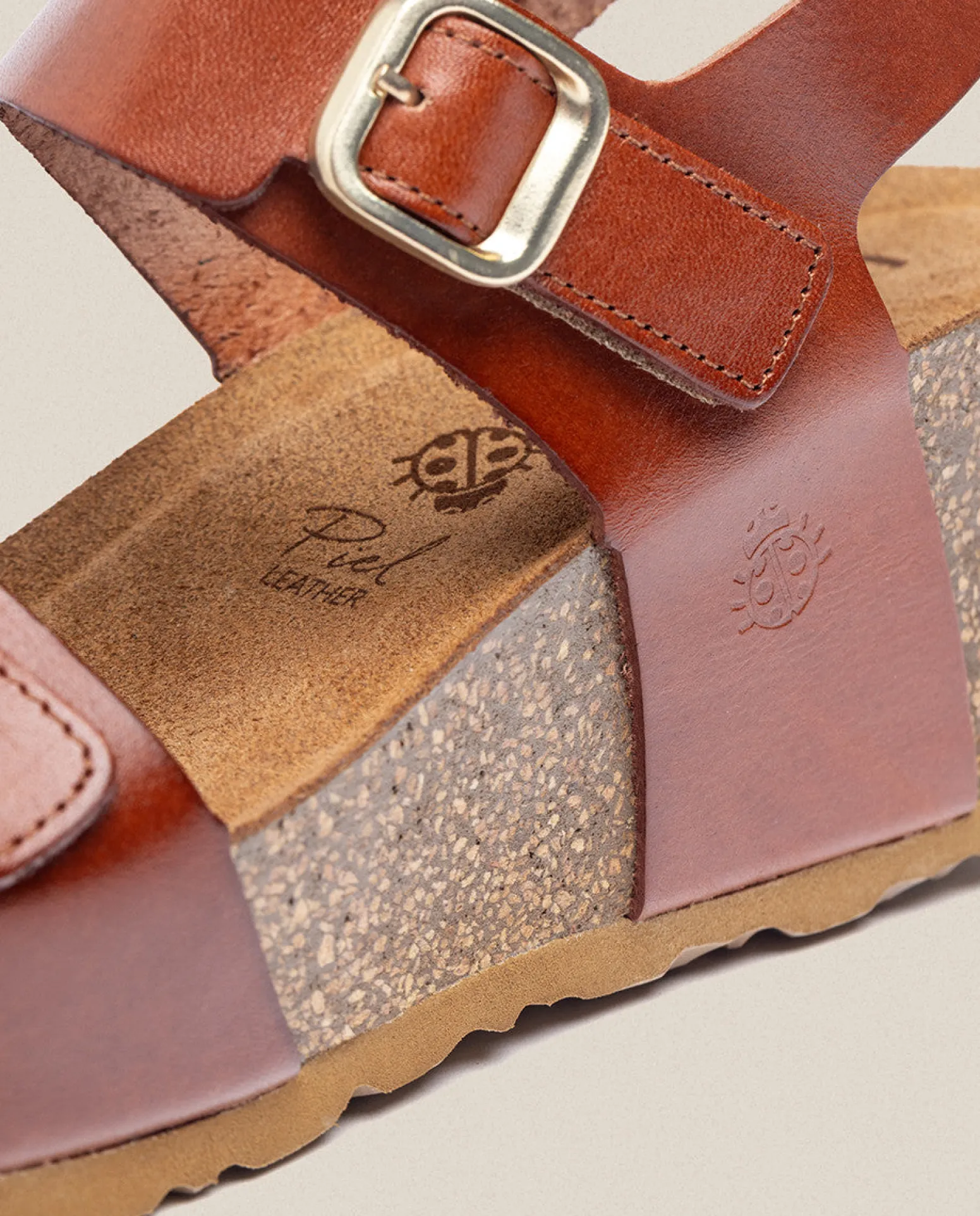 Wedge Sandal BARI-301 Brown