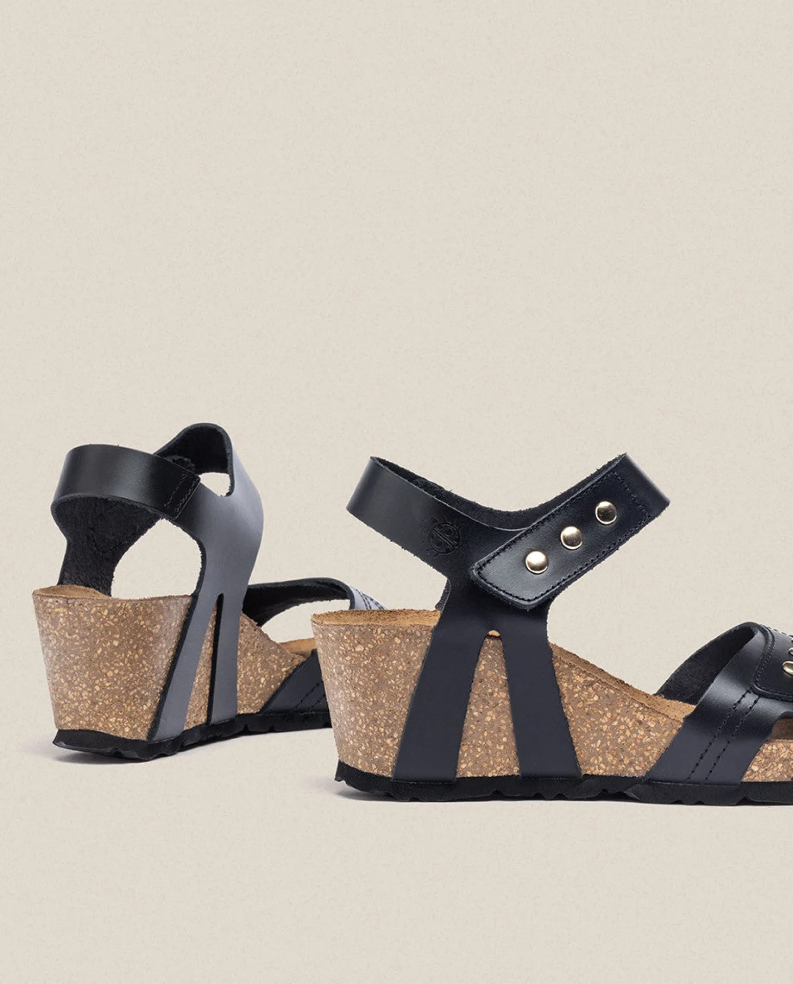 Wedge Sandal CADIZ-303 Black