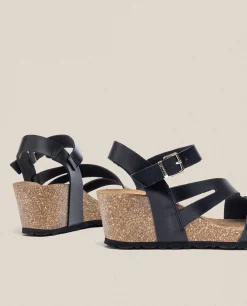 Wedge Sandal CADIZ-302 Black