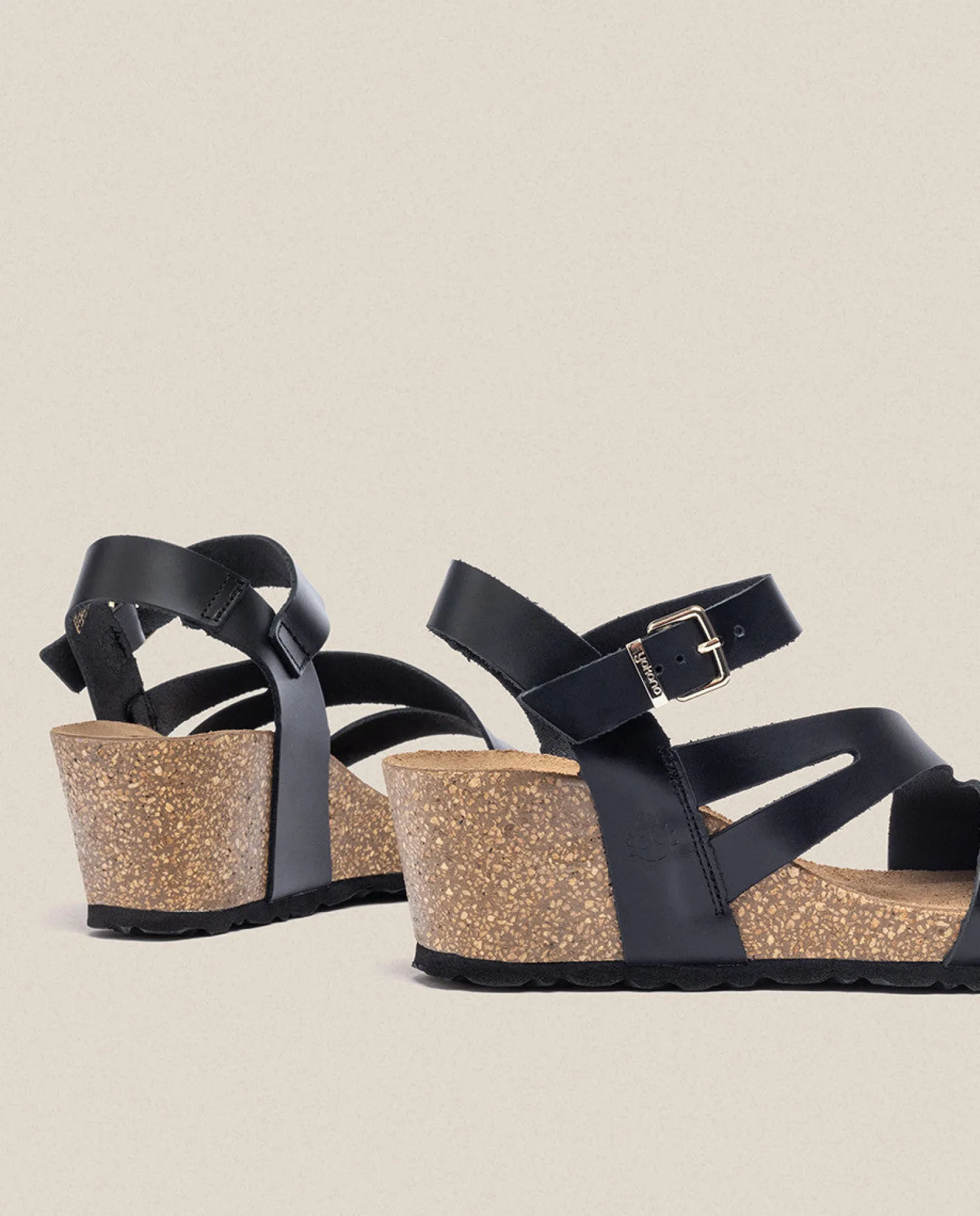 Wedge Sandal CADIZ-302 Black
