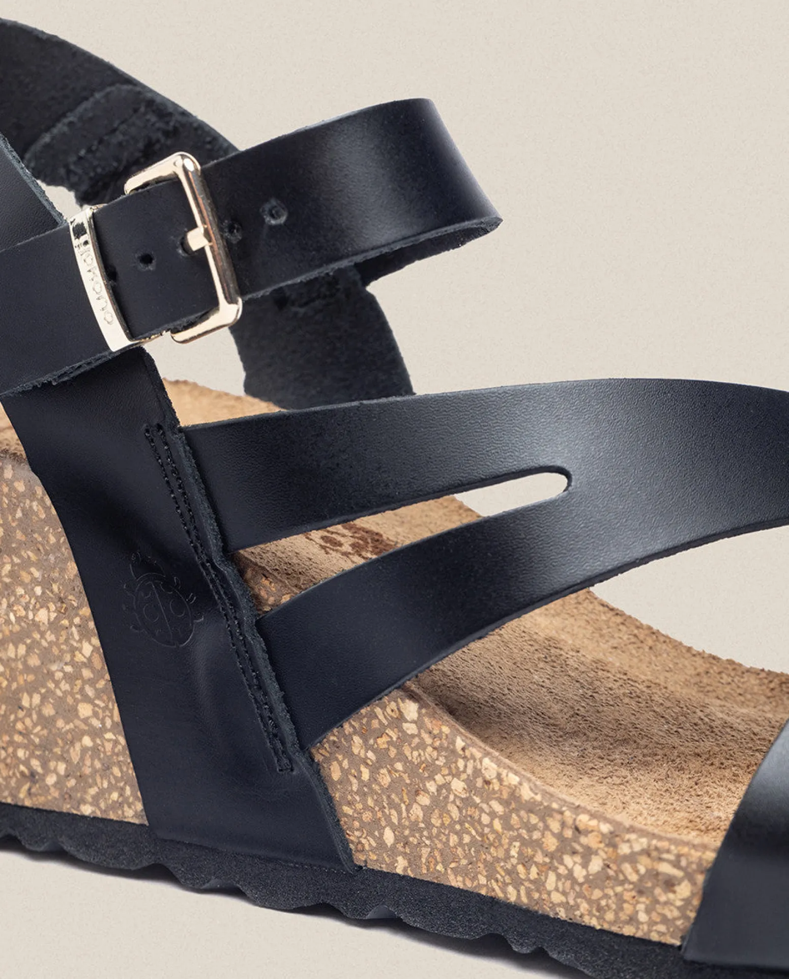 Wedge Sandal CADIZ-302 Black