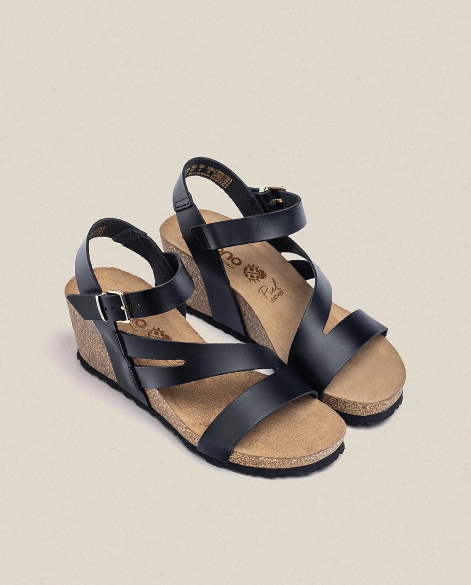 Wedge Sandal CADIZ-302 Black