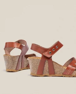 Wedge Sandal CADIZ-303 Brown
