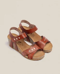 Wedge Sandal CADIZ-303 Brown