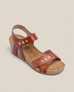 Wedge Sandal CADIZ-303 Brown