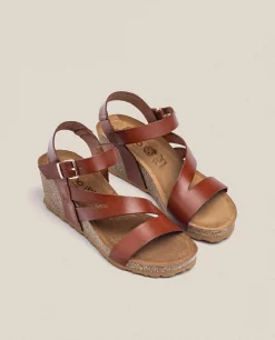 Wedge Sandal CADIZ-302 Brown