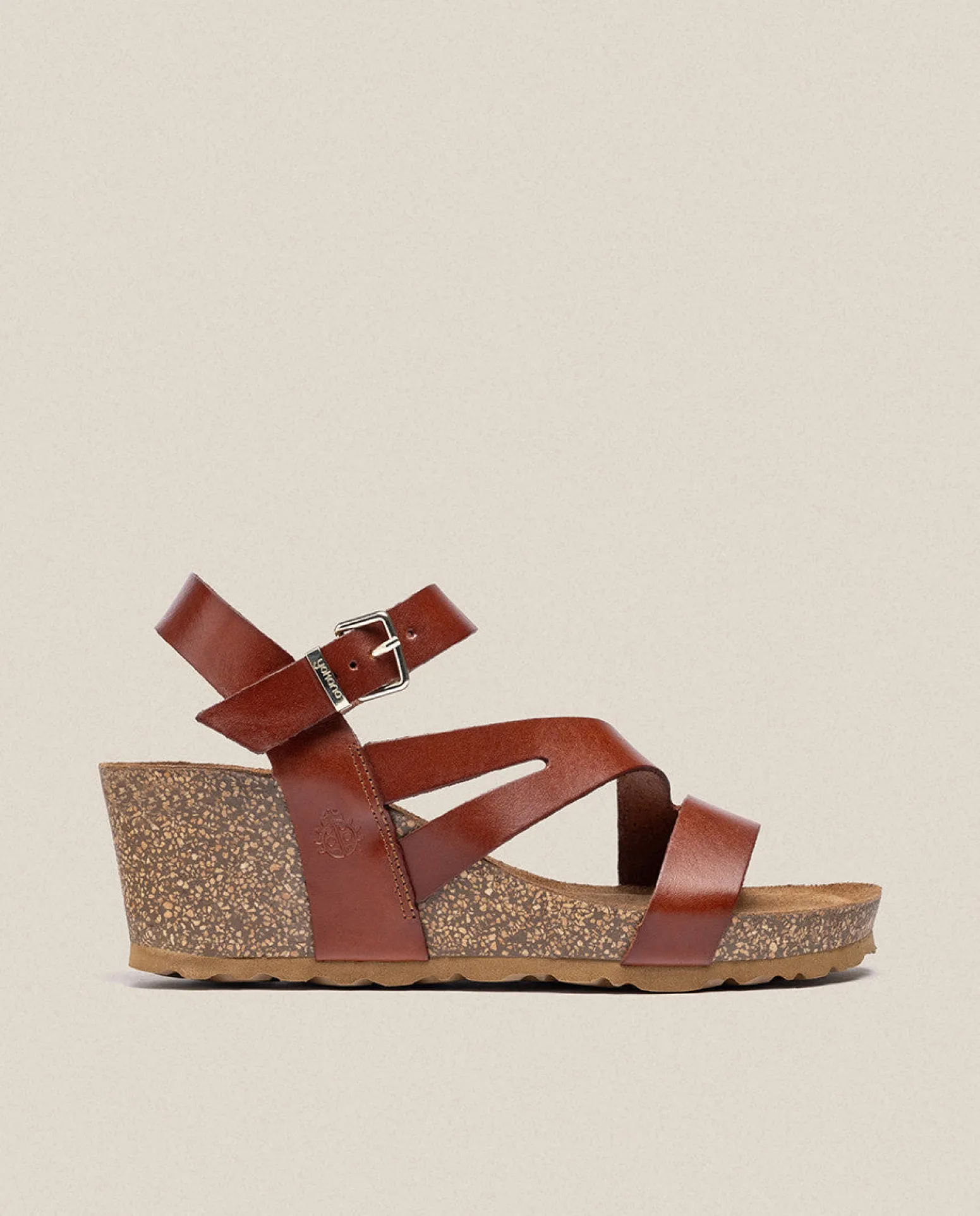 Wedge Sandal CADIZ-302 Brown