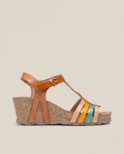 Wedge Sandal CADIZ-301 Brown