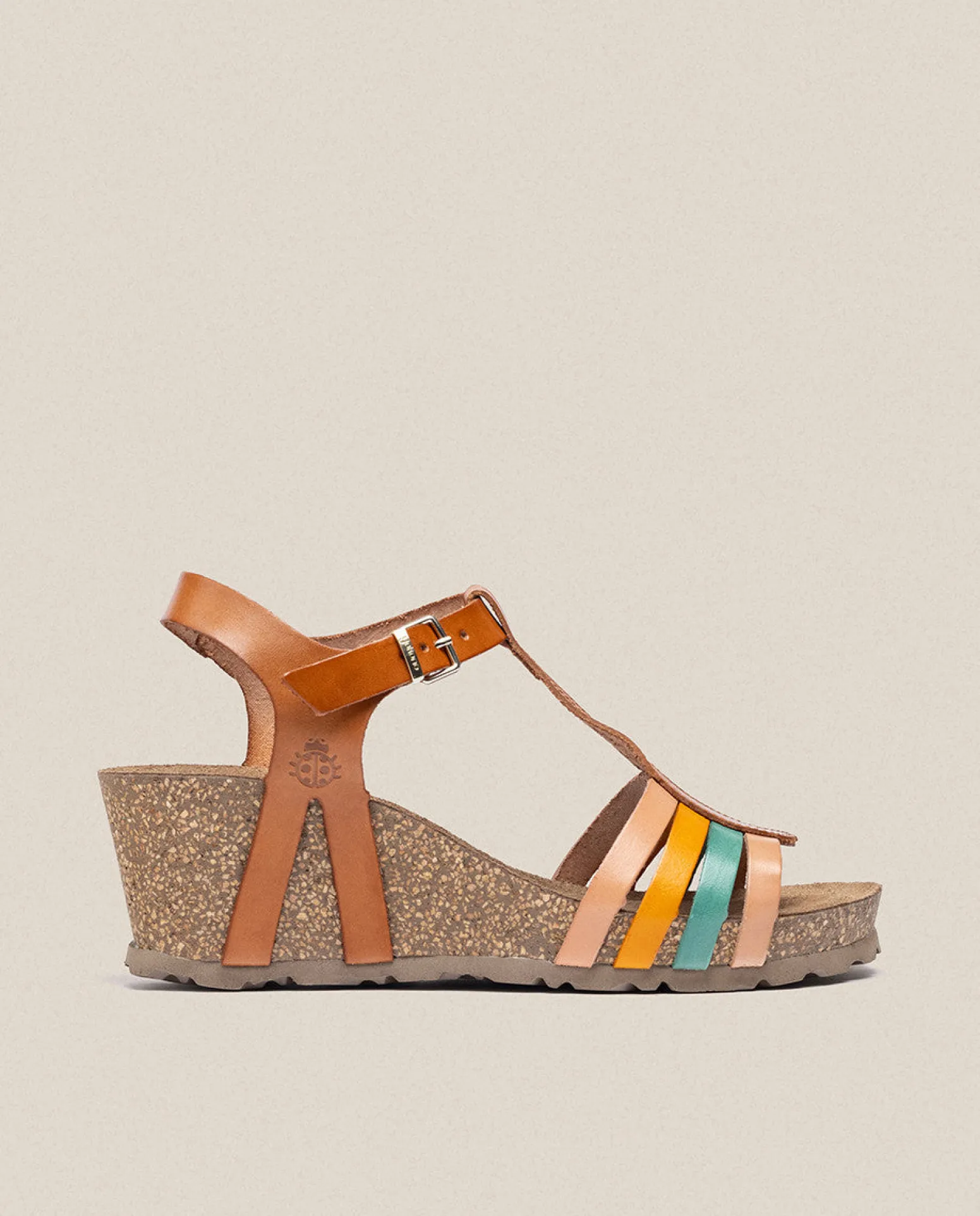 Wedge Sandal CADIZ-301 Brown