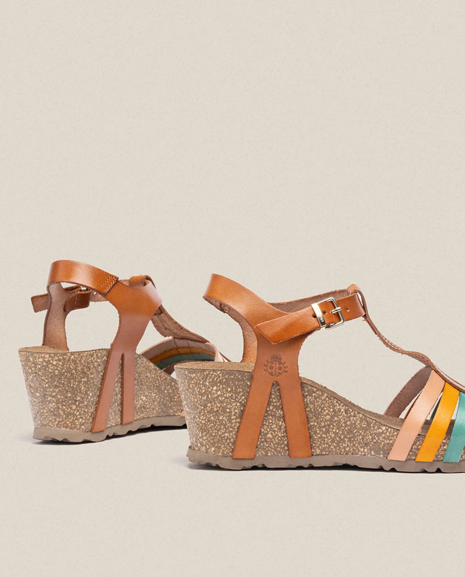 Wedge Sandal CADIZ-301 Brown