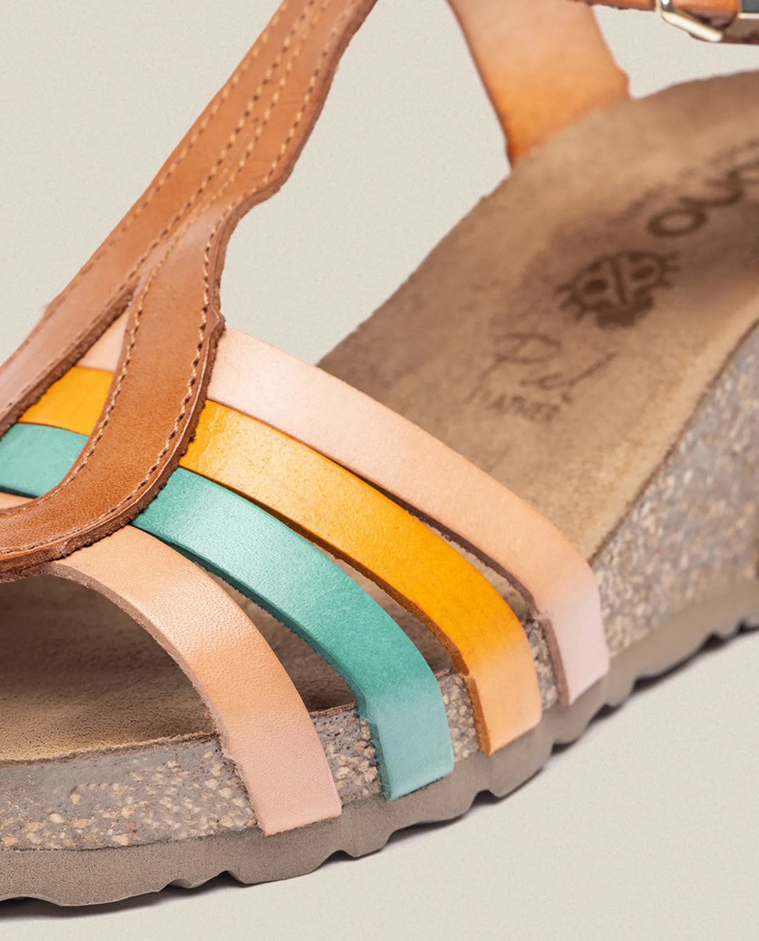 Wedge Sandal CADIZ-301 Brown
