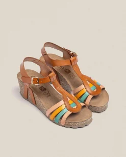 Wedge Sandal CADIZ-301 Brown