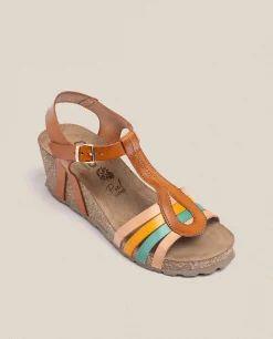 Wedge Sandal CADIZ-301 Brown