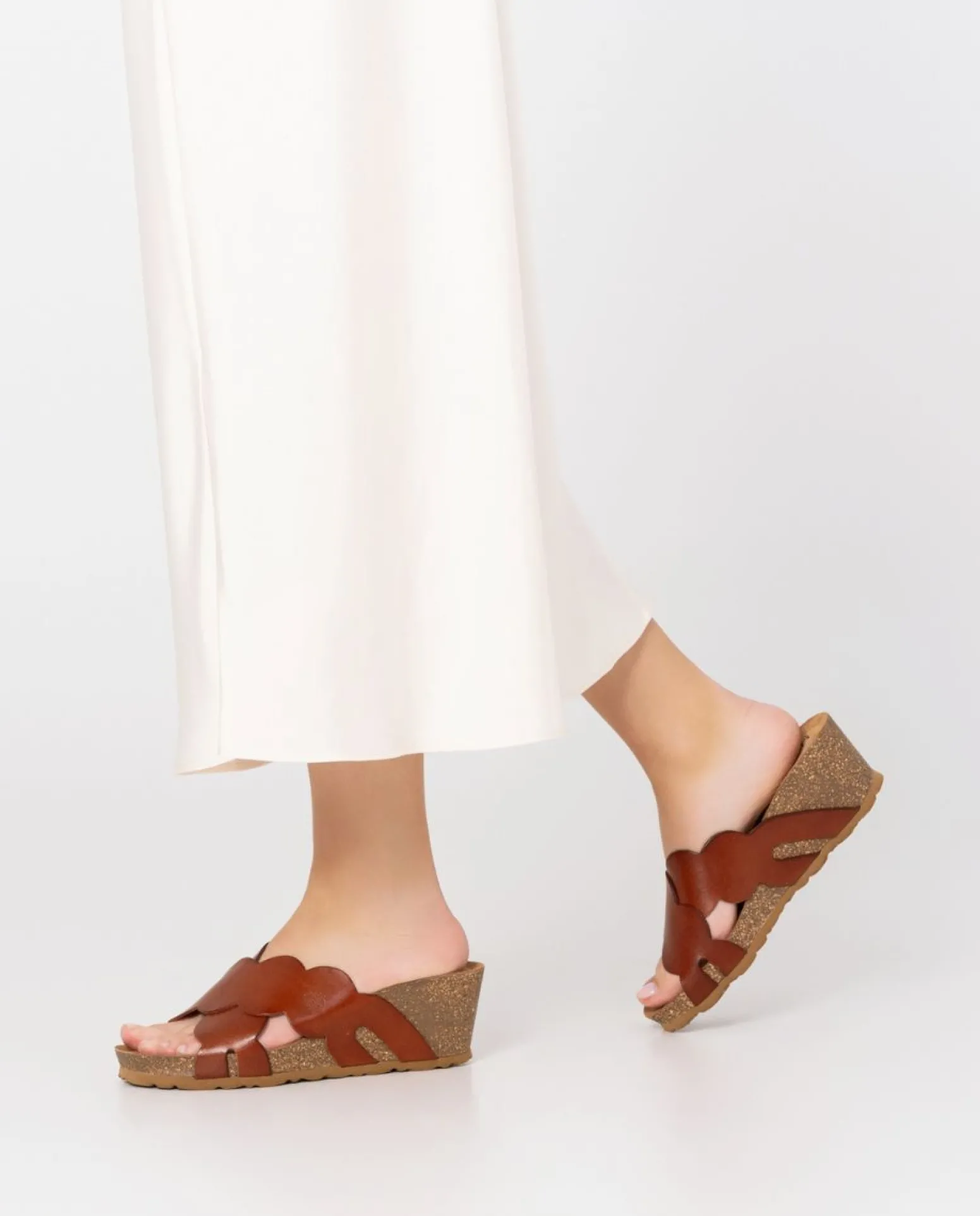 Wedge Sandal CADIZ-300 Brown